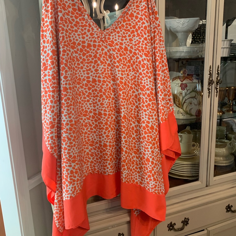 Mud Pie Bag Lady Collection animal print Dress Swim Cover Up L. Can fit as an XL - Picture 4 of 8